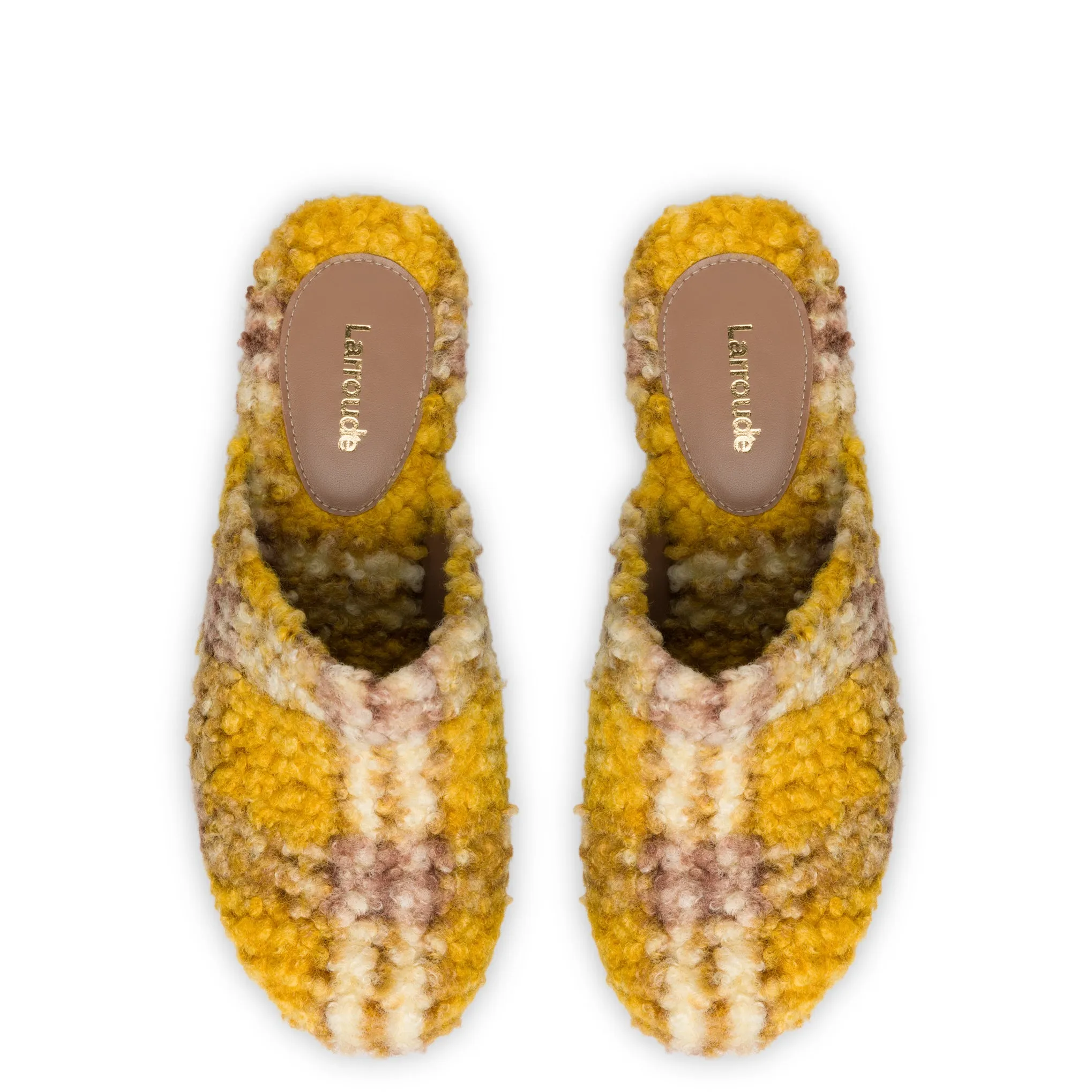 Miso Platform Clog In Dijon Plaid Shearling