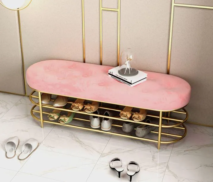 Modern Entryway Shoe Bench BRIANA
