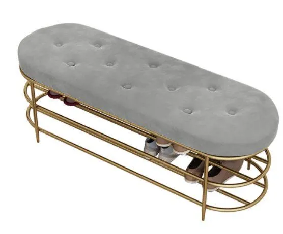 Modern Entryway Shoe Bench BRIANA