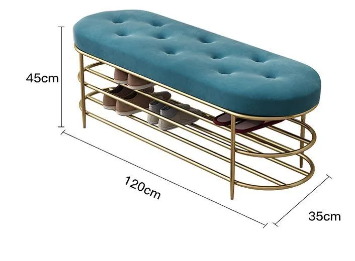 Modern Entryway Shoe Bench BRIANA