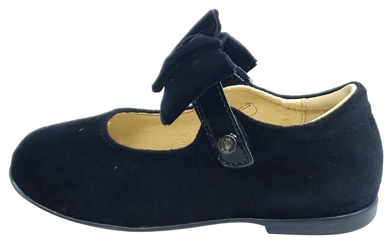 Naturino Girl's STRESA Dress Shoes, VELVET NERO