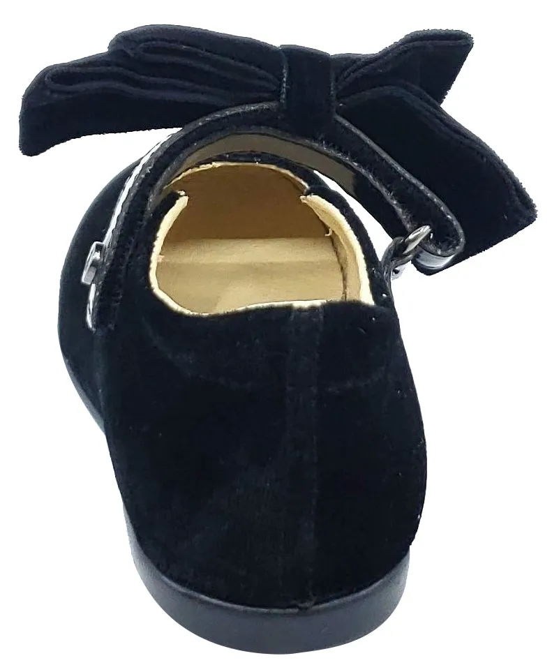 Naturino Girl's STRESA Dress Shoes, VELVET NERO