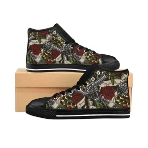 Neurofunk soldier  Women's High-top Sneakers