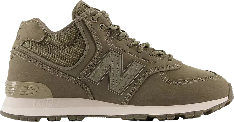 New Balance 574 High 'Olive' Sneakers, Green