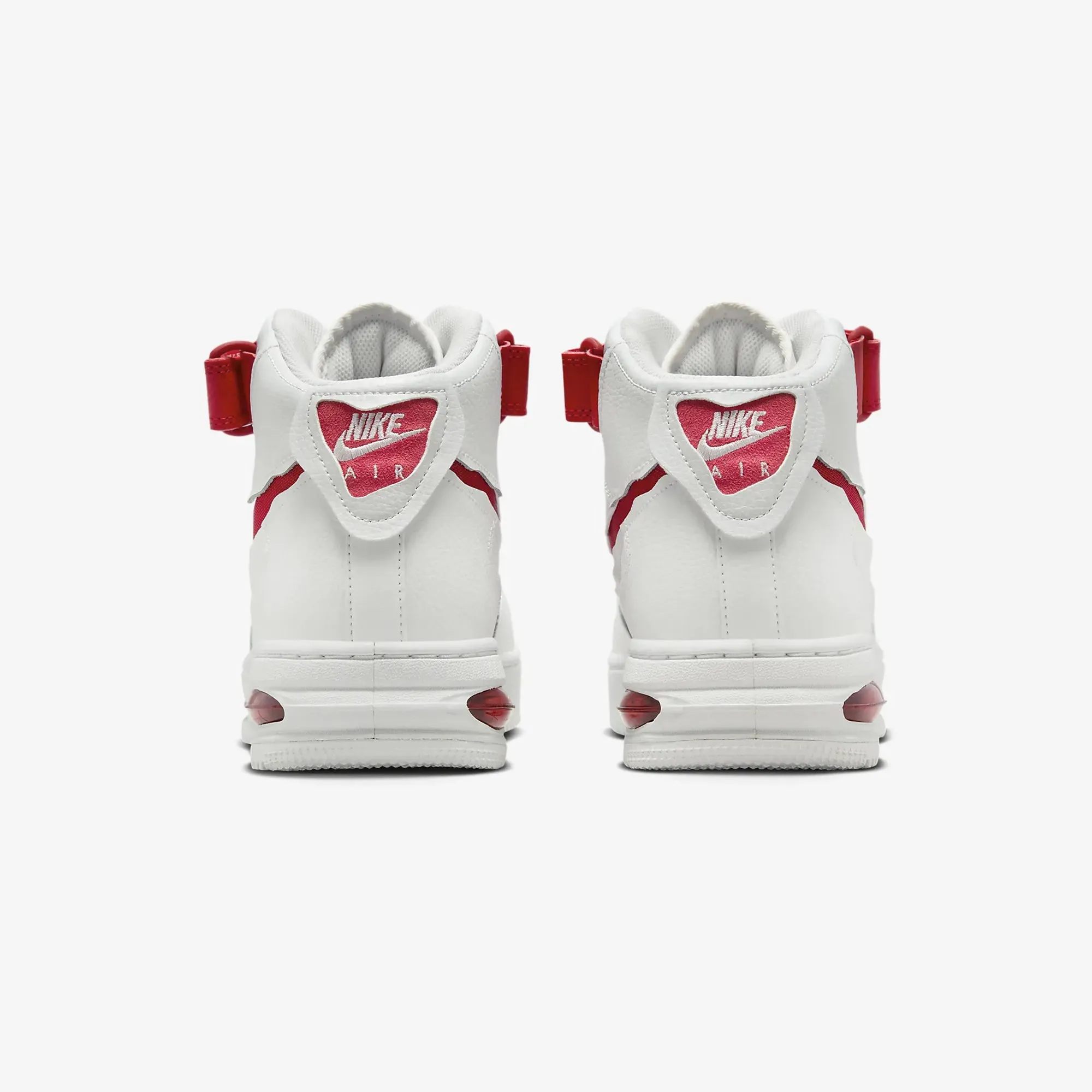 Nike | AIR FORCE 1 MID EVO  { SUMMIT WHITE/UNIVERSITY RED-SUMMIT WHITE
