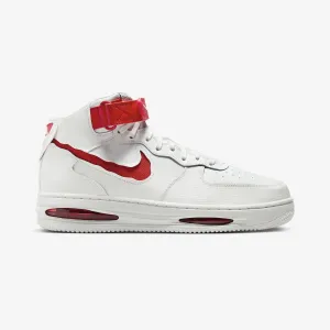 Nike | AIR FORCE 1 MID EVO  { SUMMIT WHITE/UNIVERSITY RED-SUMMIT WHITE