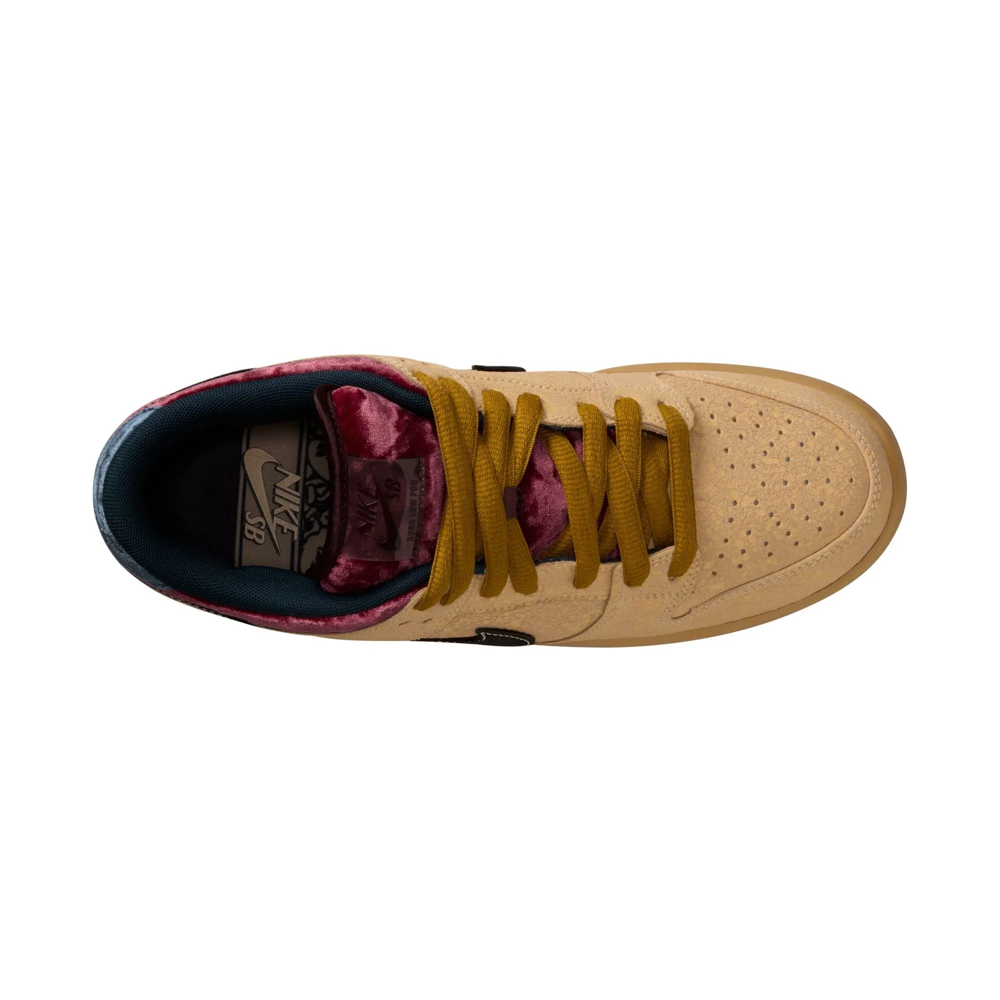 NIKE SB DUNK LOW PRO CELESTIAL GOLD/BLACK-DARK TEAM RED