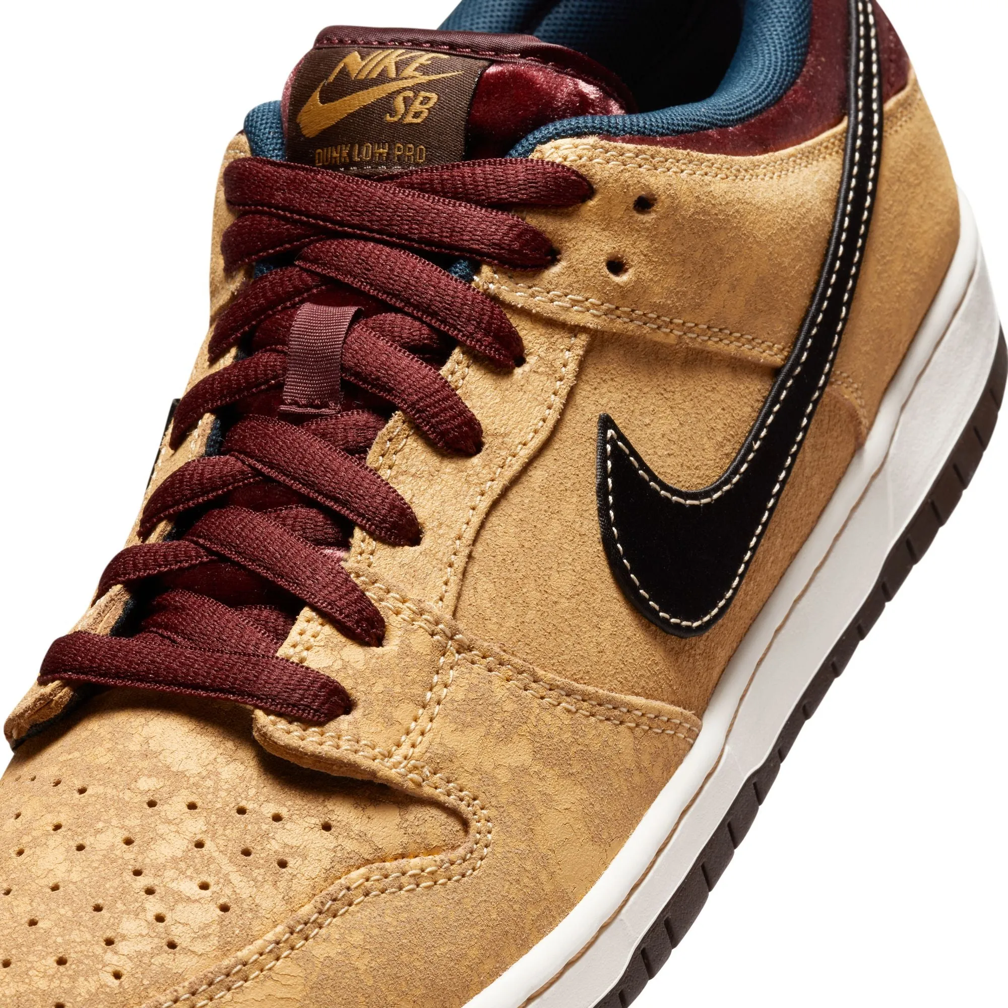 NIKE SB DUNK LOW PRO CELESTIAL GOLD/BLACK-DARK TEAM RED
