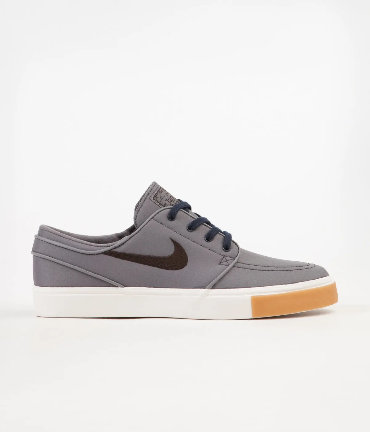 Nike SB Stefan Janoski Shoes - Gunsmoke / Velvet Brown - Burgundy Crush