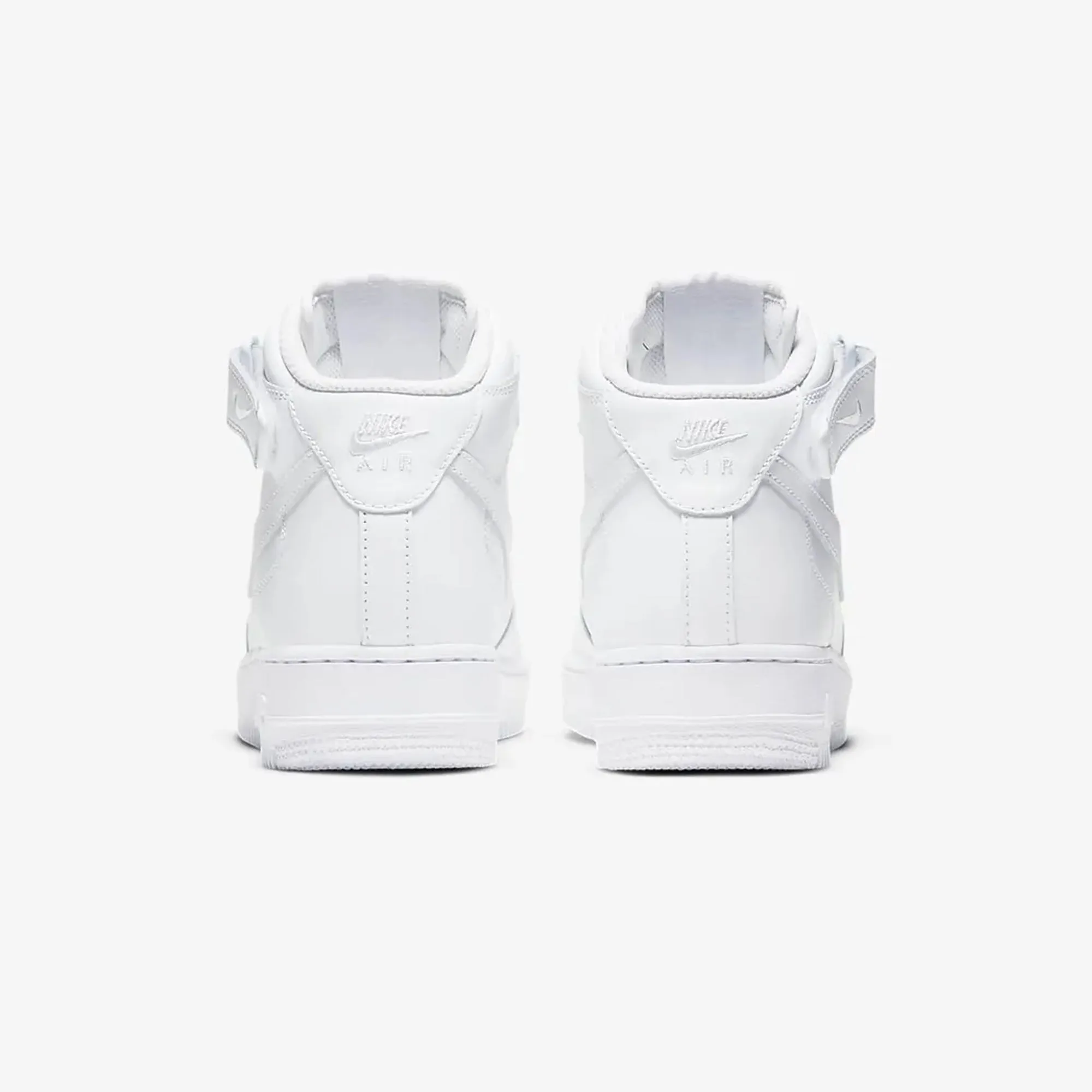 Nike | WMN'S AIR FORCE 1 07 MID  { WHITE/WHITE-WHITE
