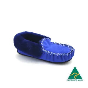 Ocean Blue Moccasins