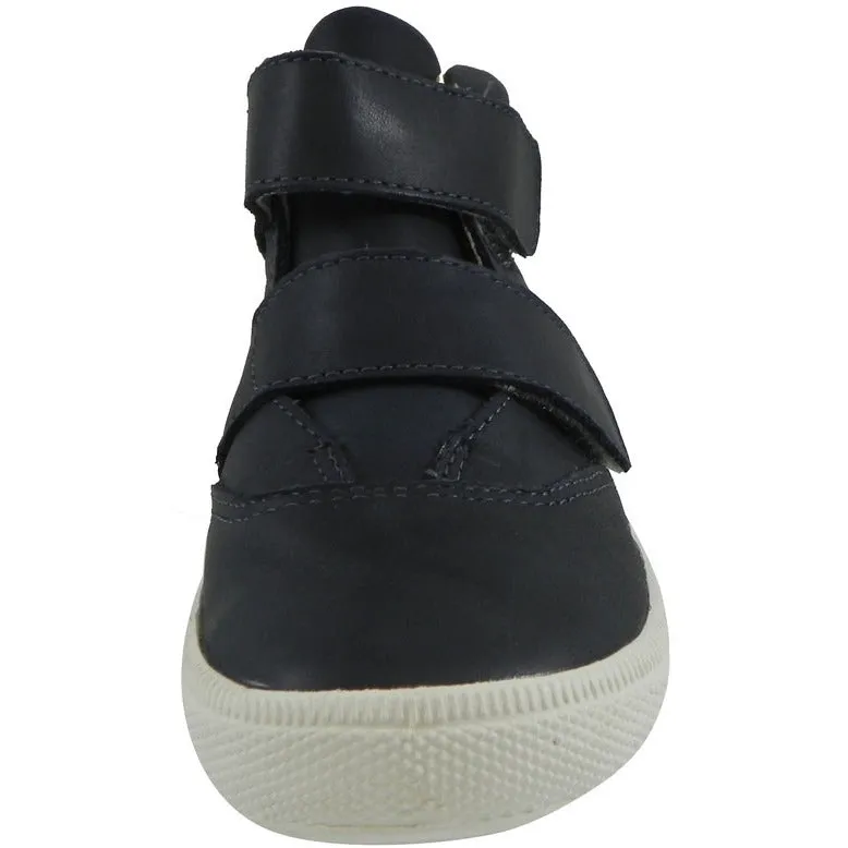 Old Soles 1012 Boy's Navy Space Shoe Leather Strap High Tops Sneaker