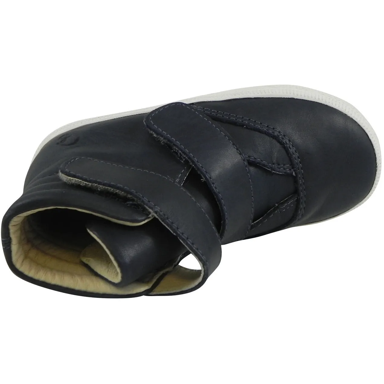 Old Soles 1012 Boy's Navy Space Shoe Leather Strap High Tops Sneaker