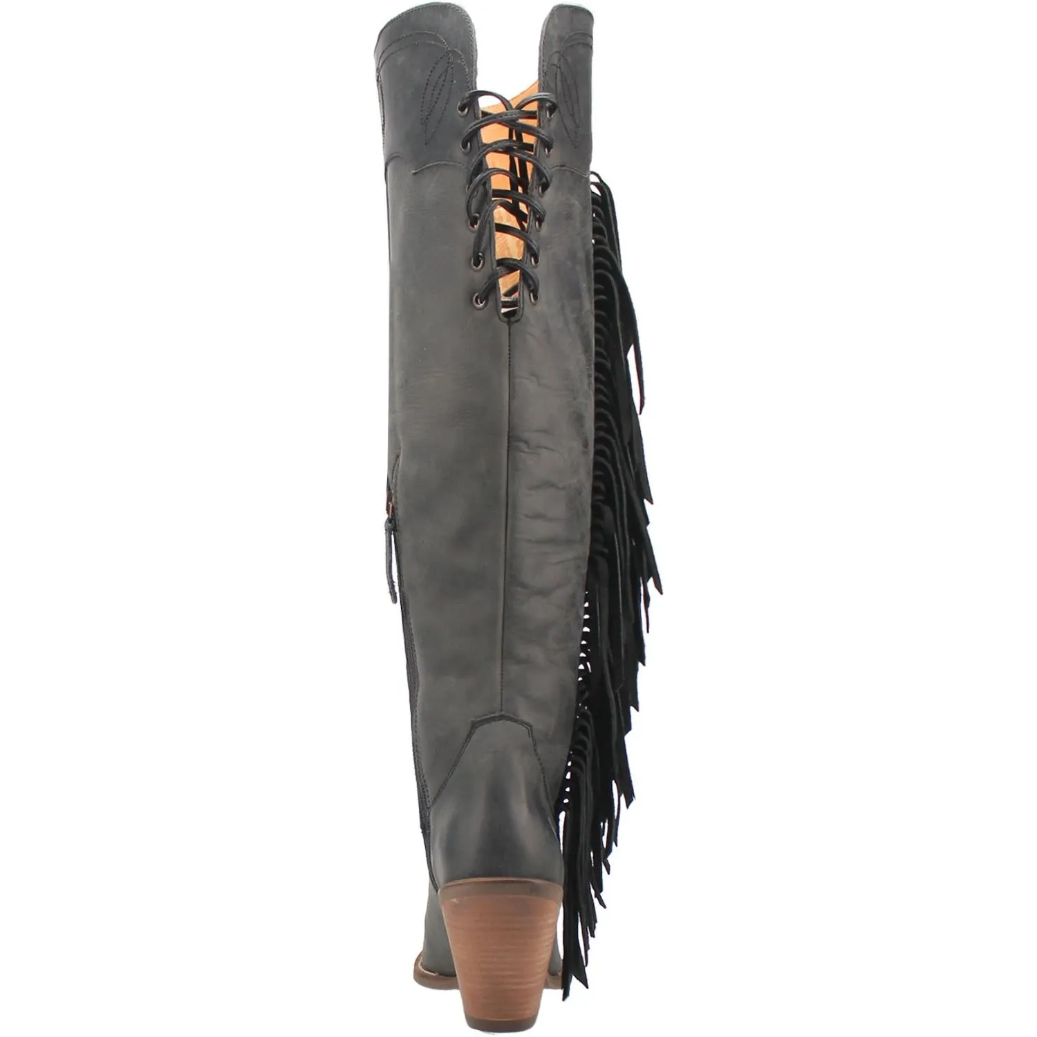 Online Exclusive | Dingo | Sky High Cowboy Boot in Black **PREORDER