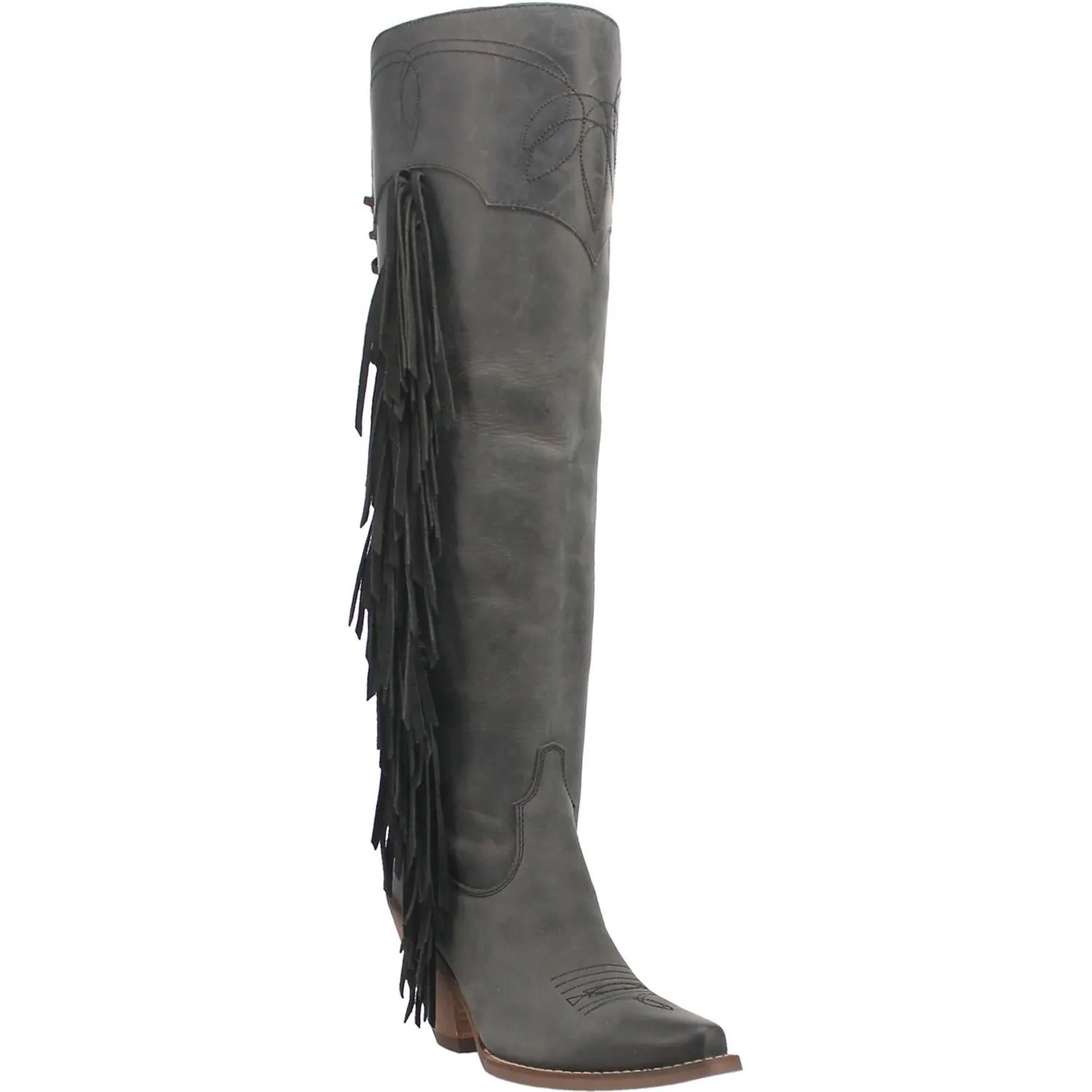 Online Exclusive | Dingo | Sky High Cowboy Boot in Black **PREORDER