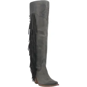 Online Exclusive | Dingo | Sky High Cowboy Boot in Black **PREORDER