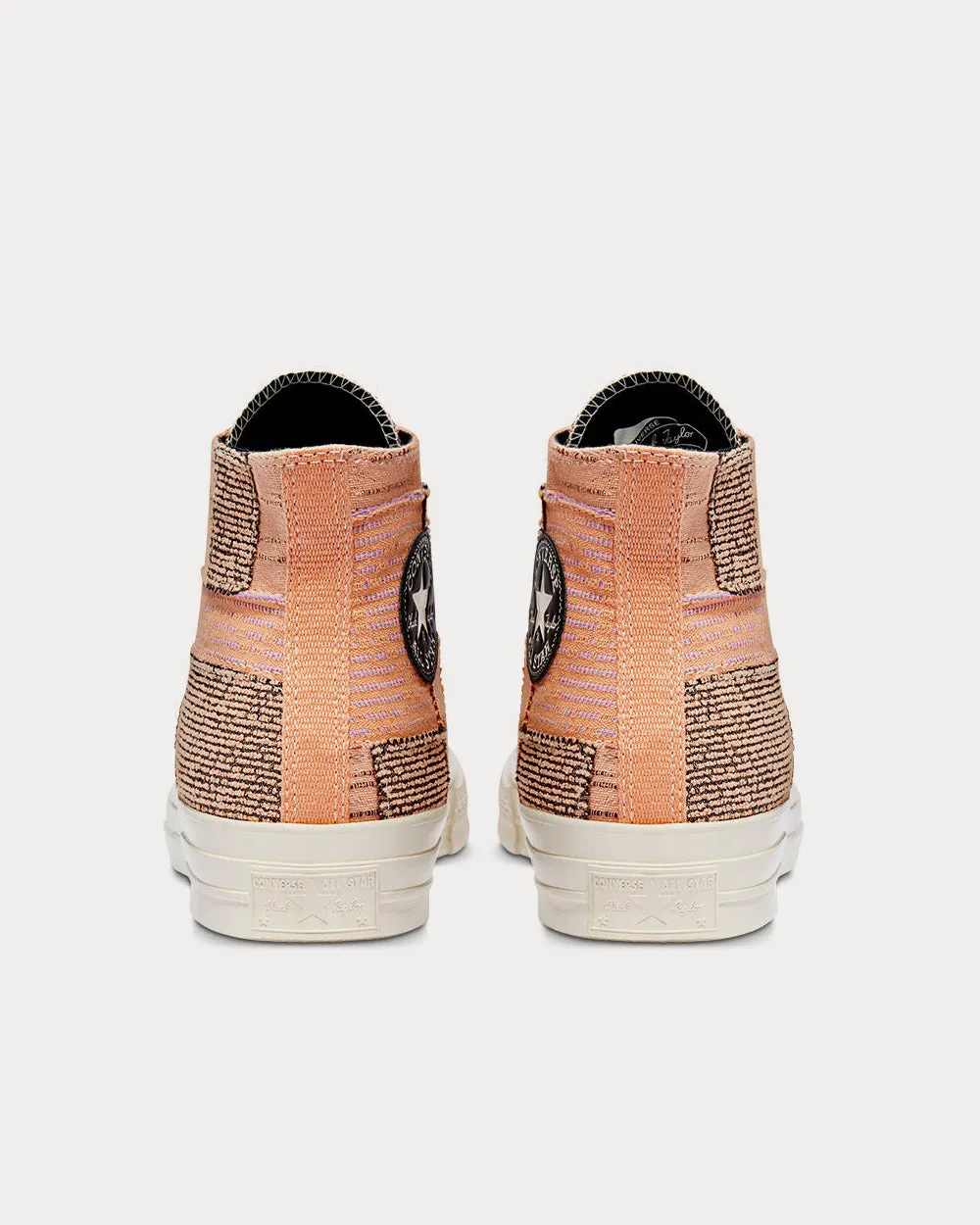 Patchwork Chuck 70 Peach / Sheer Lilac / Egret High Top Sneakers