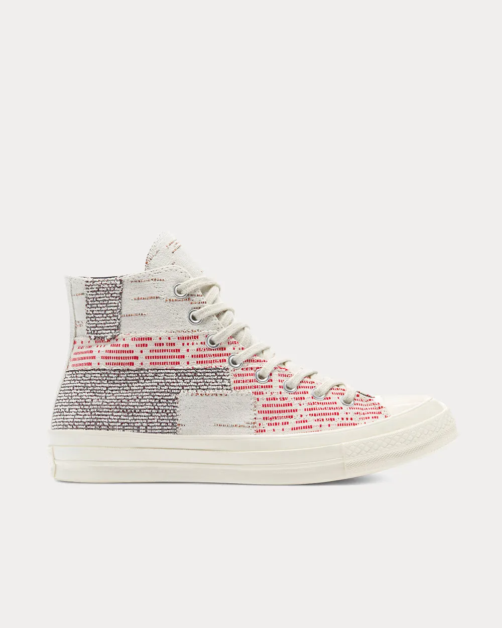 Patchwork Chuck 70 Twill / Light Grey / Egret High Top Sneakers
