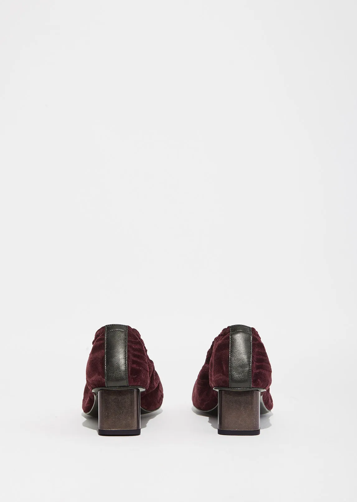 Pixie Velvet Heel