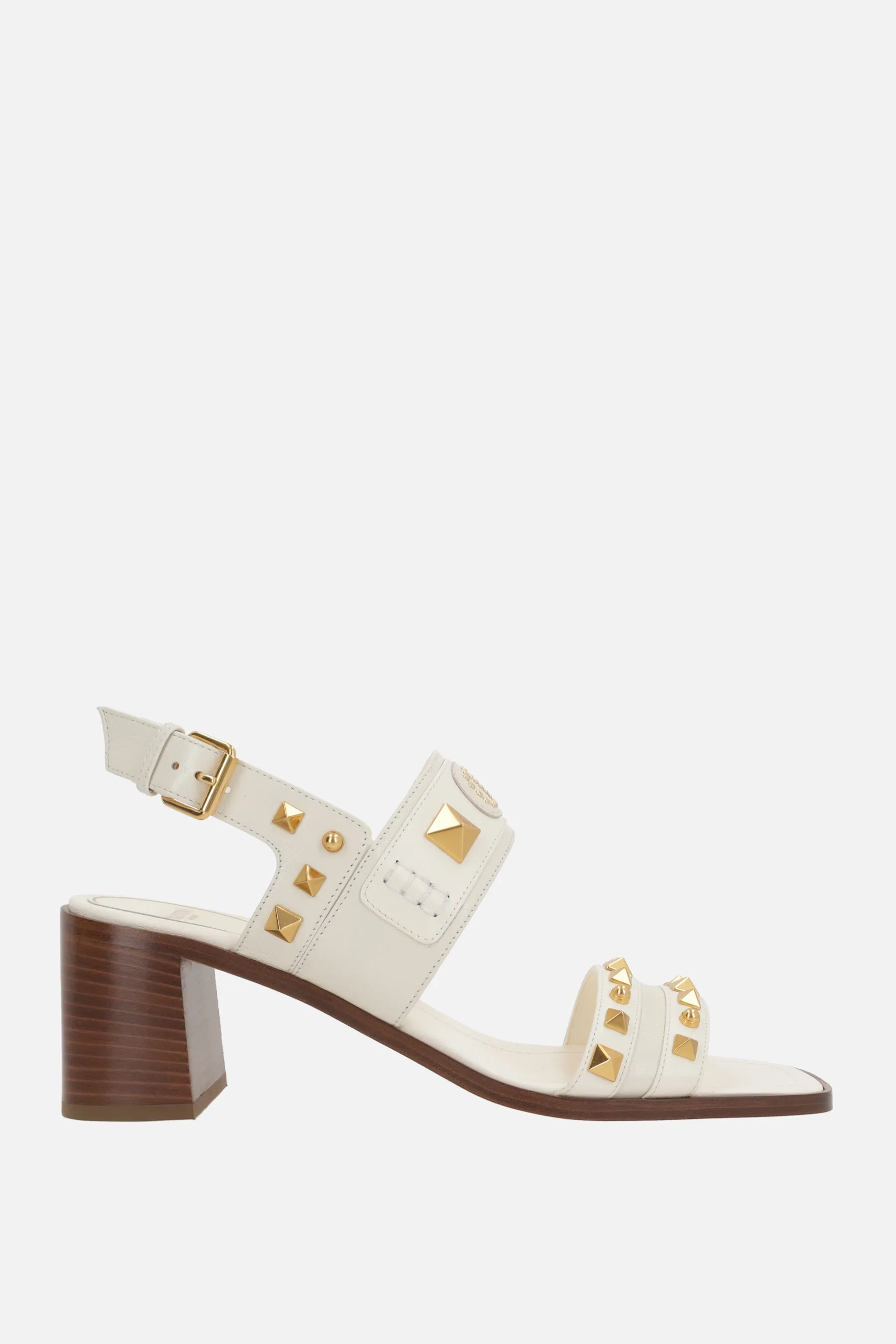 Plaster-Caster Studded Leather Sandals