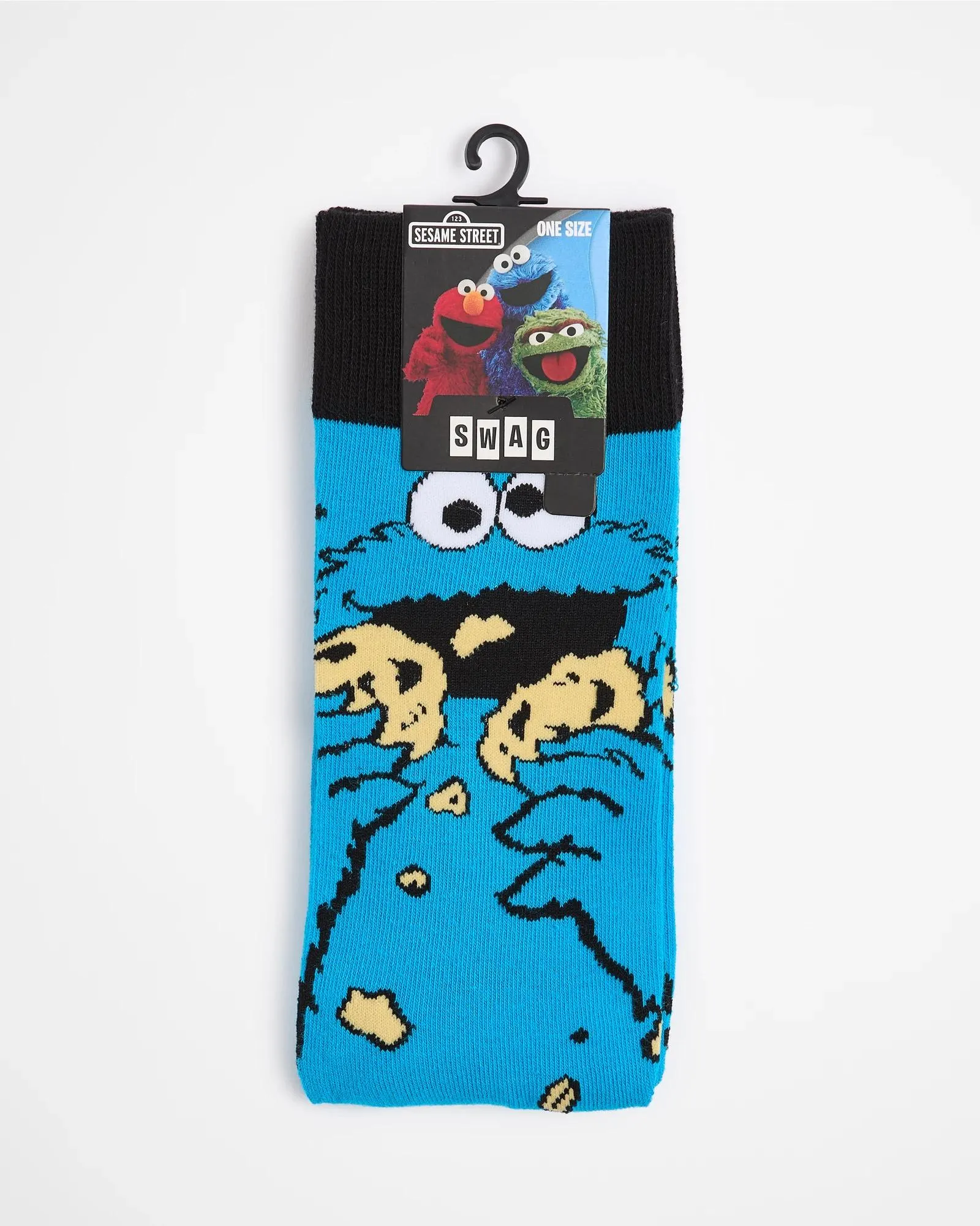popular  Cookie Monster Licensed Crew Socks - Swag