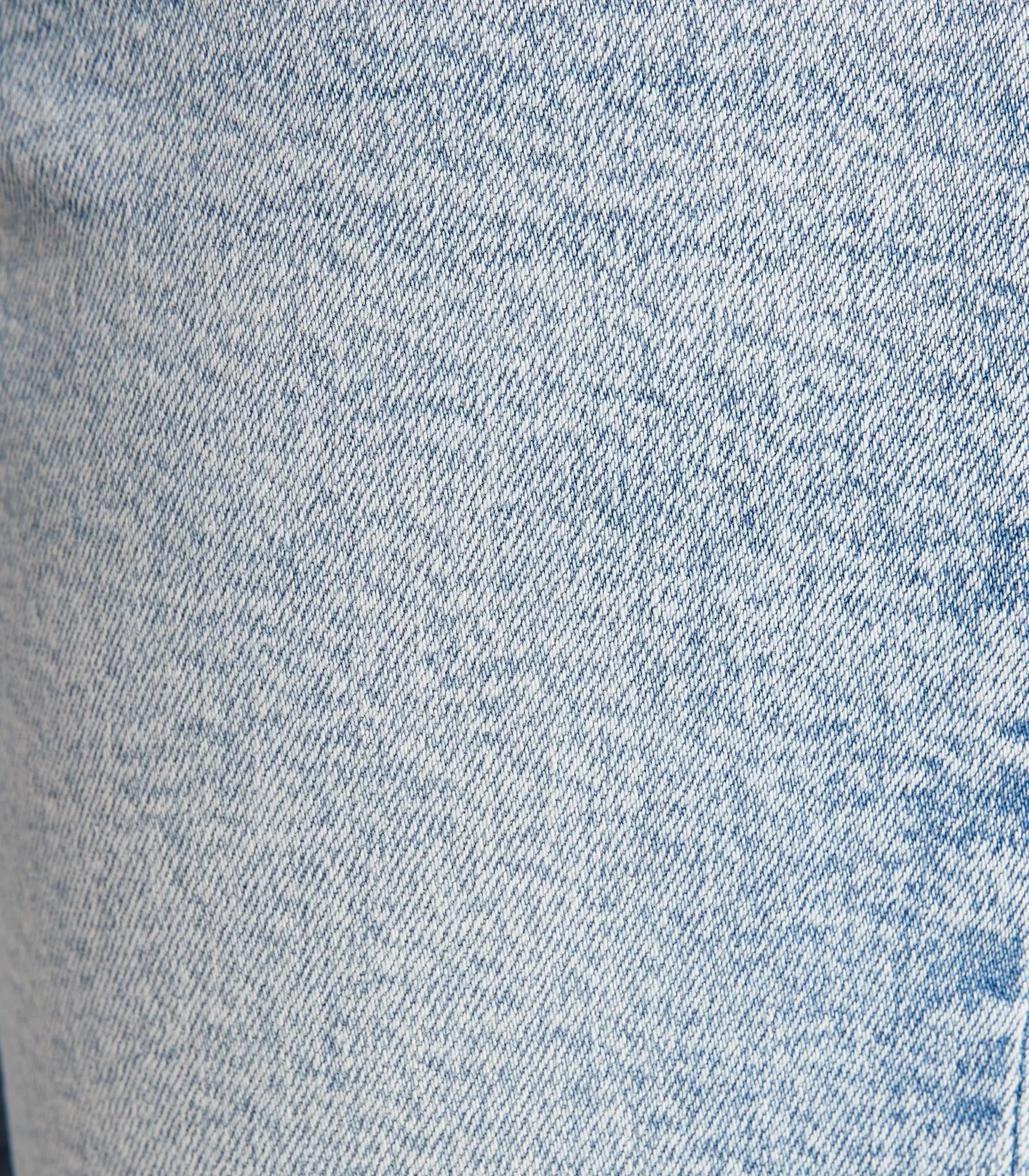 popular  Hayley Super High Rise Crop Length Slim Leg Denim Jeans - PaleIndigo