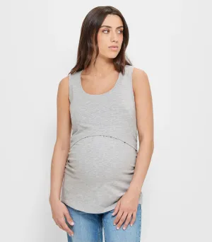 popular  Maternity Australian Cotton Blend Nursing Tank Top