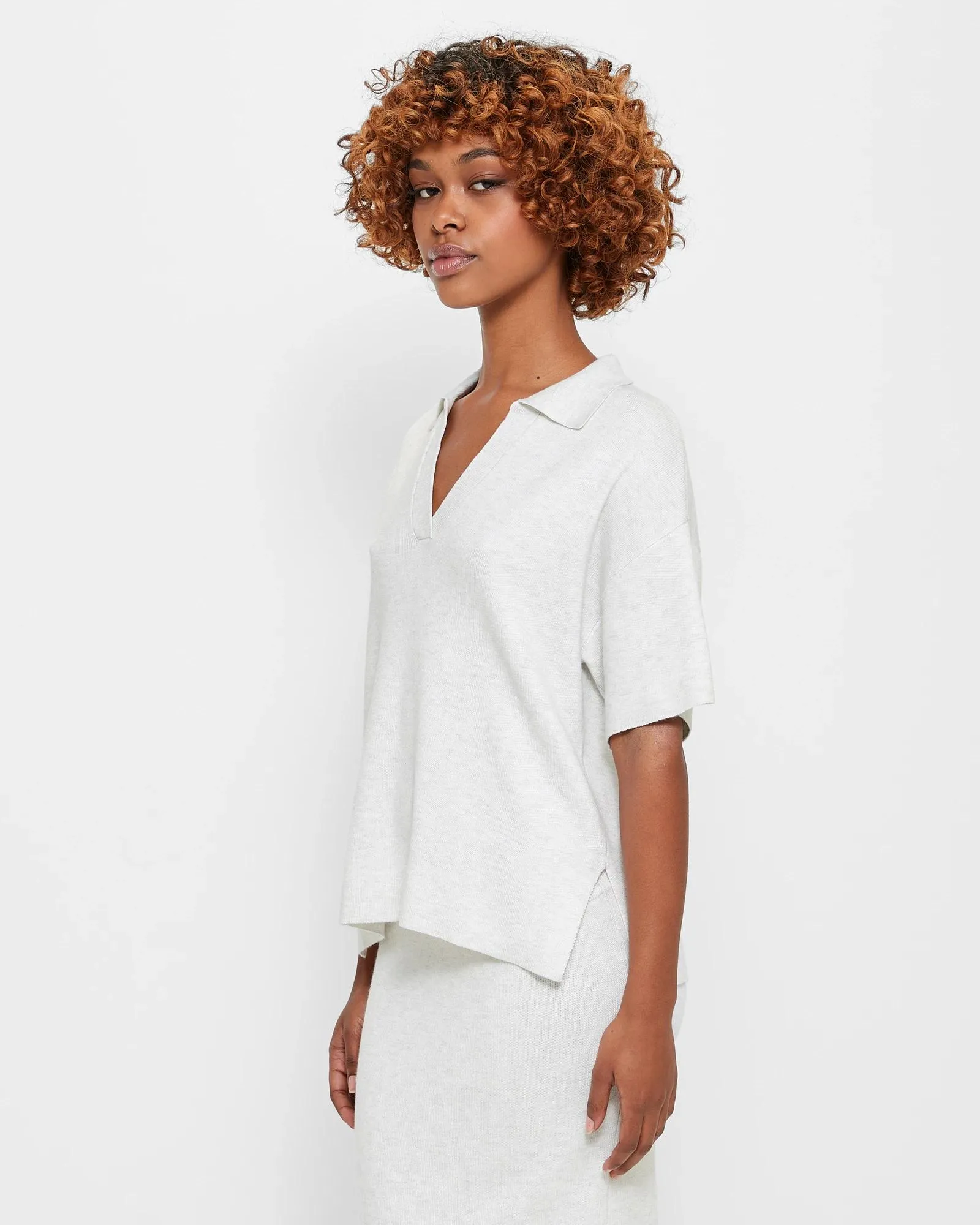 popular  Petites Knit Polo Top - Dannii Minogue 