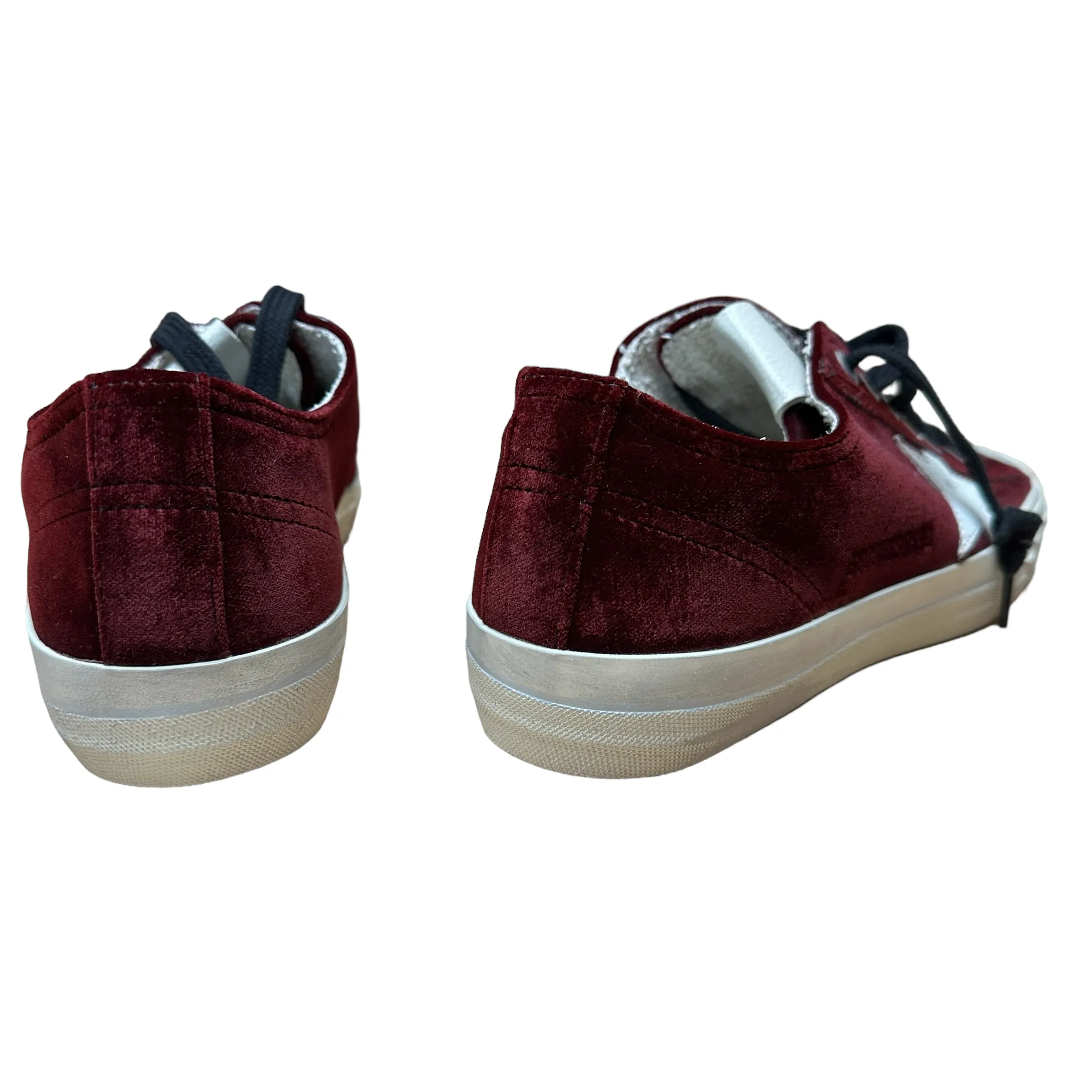 Purple Velvet Sneakers - 7