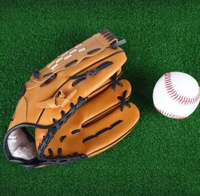 PVC leather Brown Baseball Glove 10.5"/11.5"/12.5" Left Hand