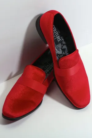 "Lincoln" Red Couture 1901 Tuxedo Shoes