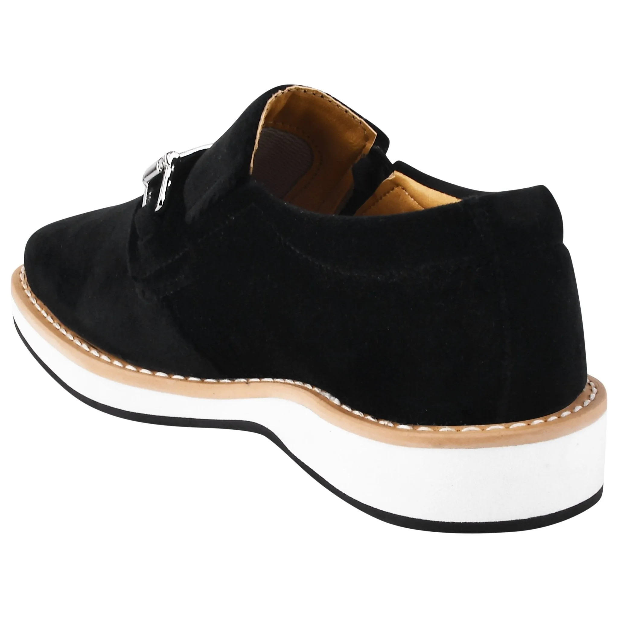 Rachel Kids Velvet Buckle semi casual Loafer
