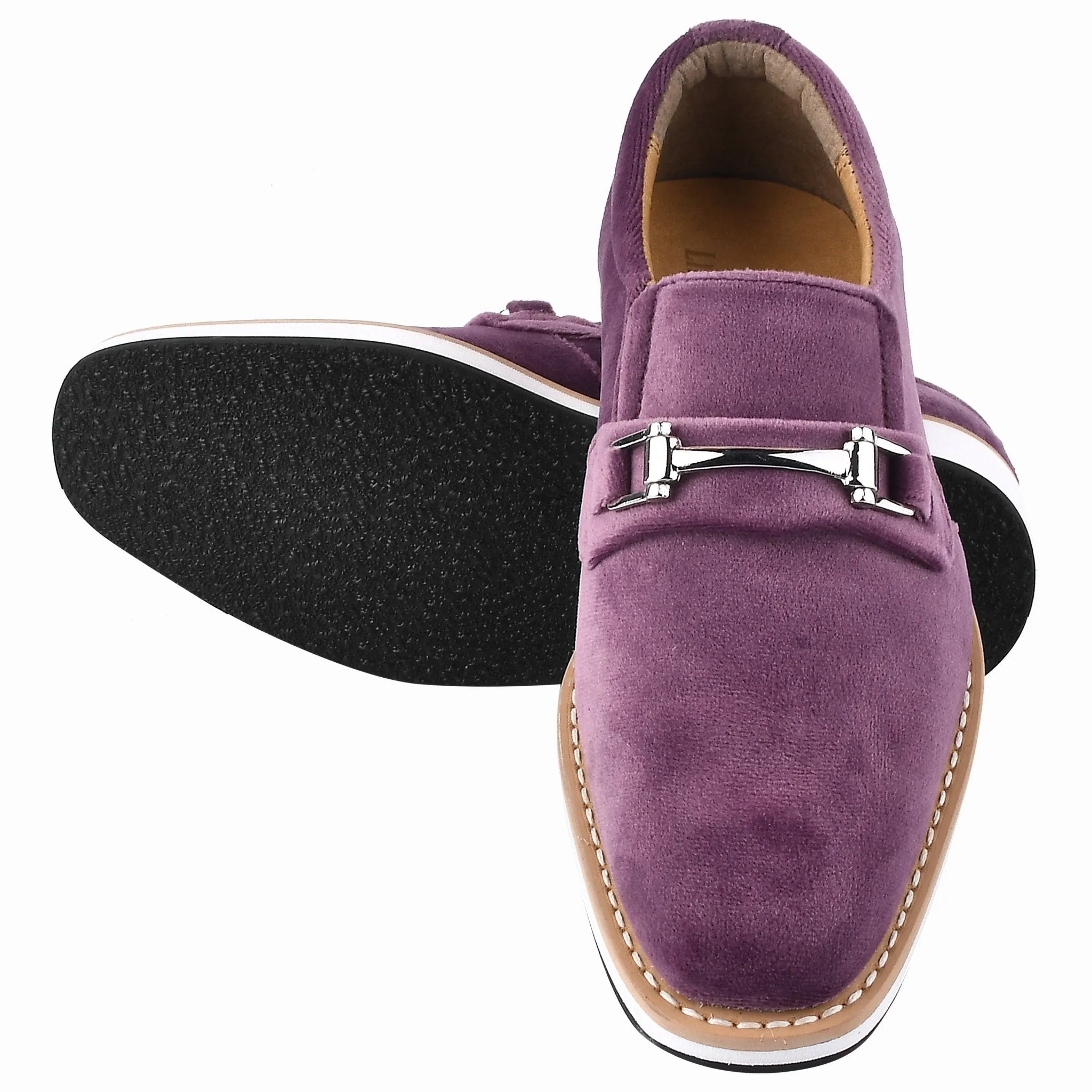 Rachel Kids Velvet Buckle semi casual Loafer