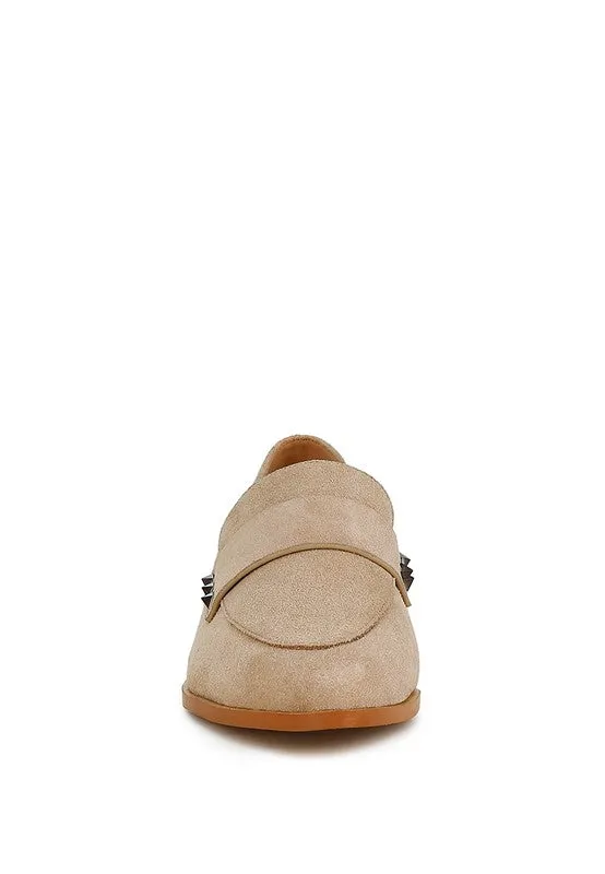 Rag & Co. Durance Studded Suede Loafers