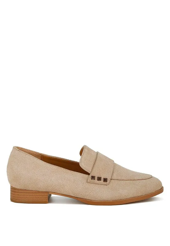 Rag & Co. Durance Studded Suede Loafers