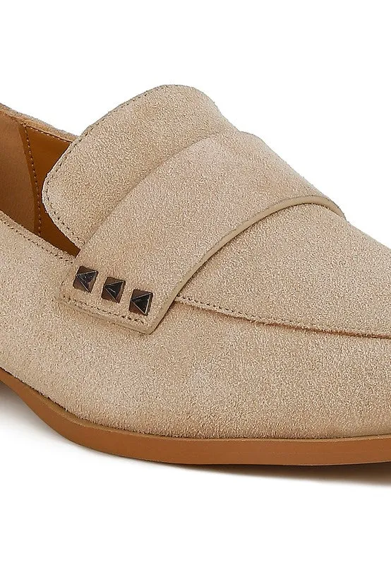 Rag & Co. Durance Studded Suede Loafers