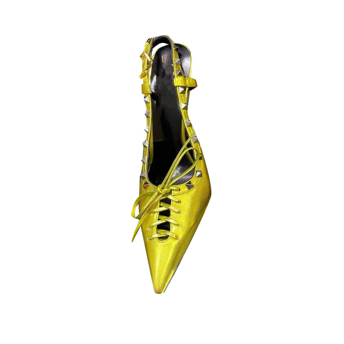 REIAH Studded High Heel Sandals