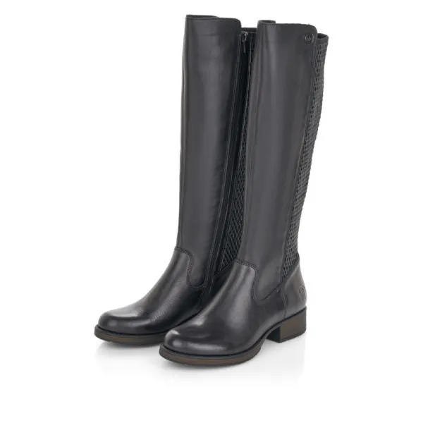 Rieker Women's Faith Tall Boot - Black
