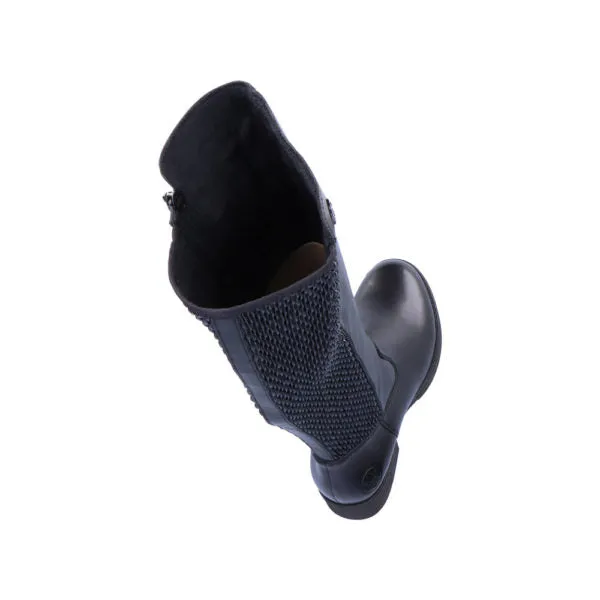 Rieker Women's Faith Tall Boot - Black