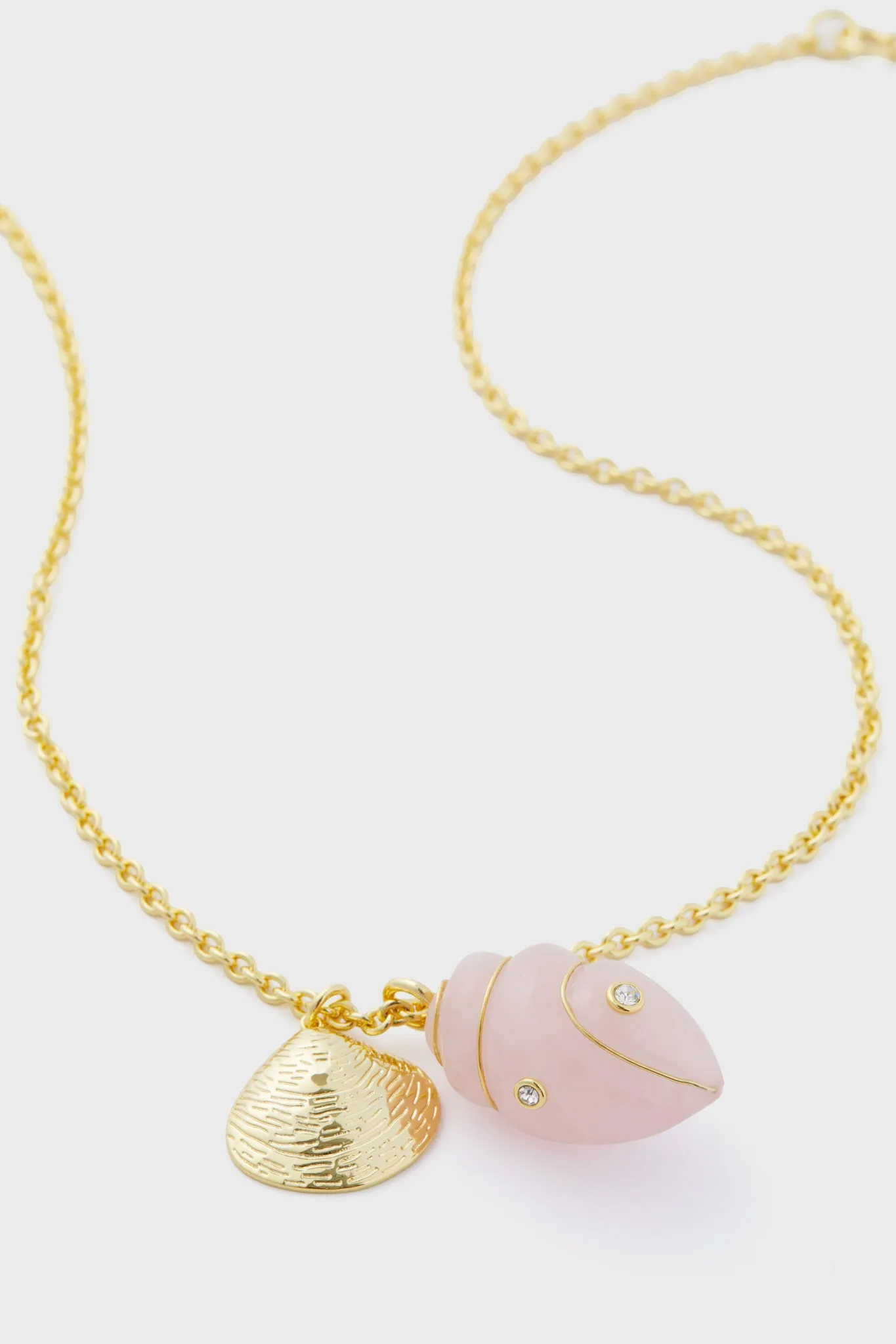 Rose Quartz Coco Necklace
