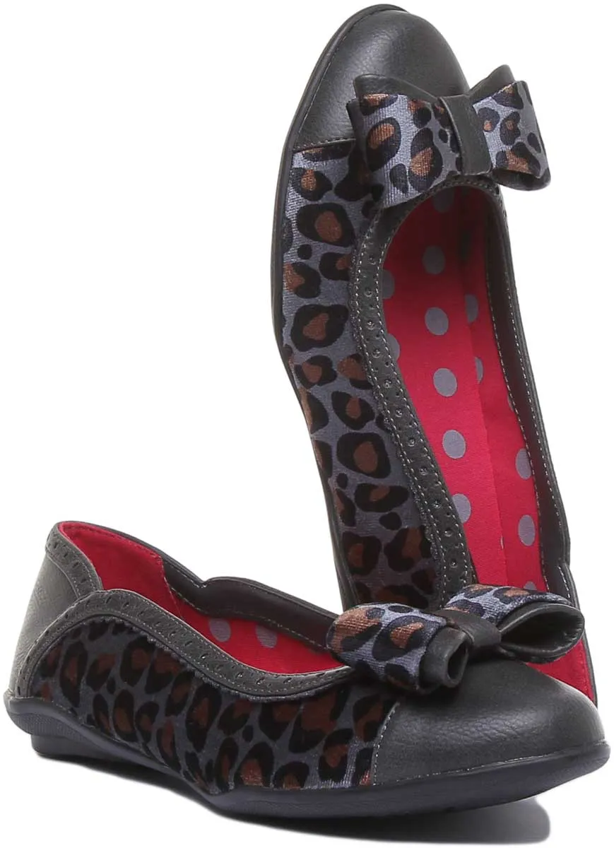 Ruby Shoo Amber In Grey