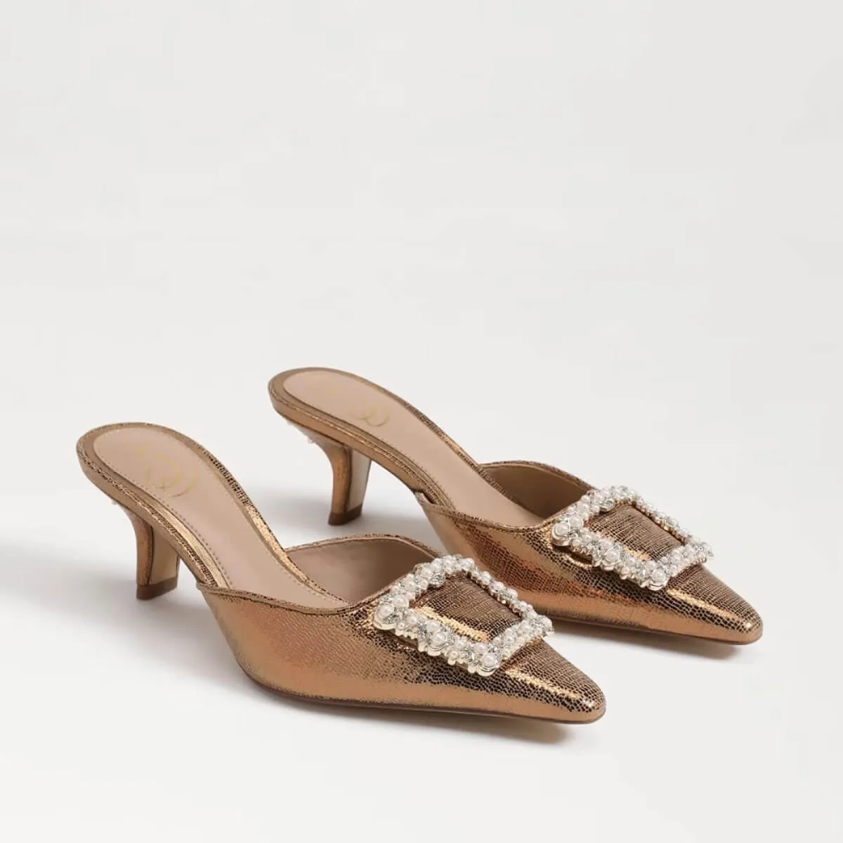 Sam Edelman Brit Luster Kitten Heel Mule