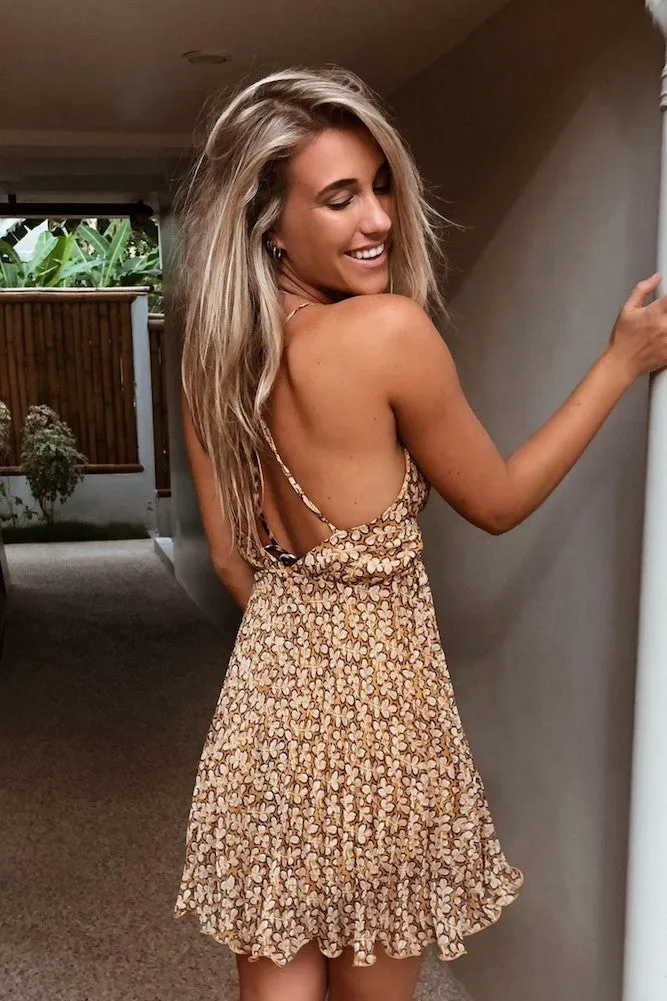 Santa Maria Dress Mustard