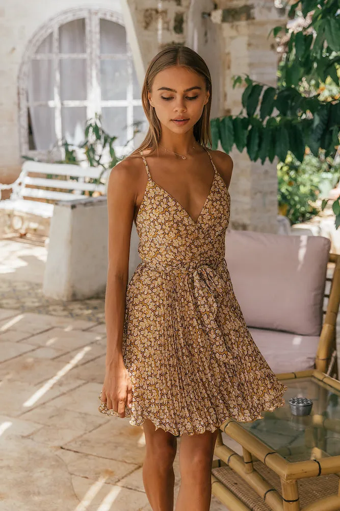 Santa Maria Dress Mustard