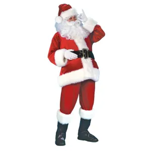 Santa Suit Deluxe, Adults, Velvet