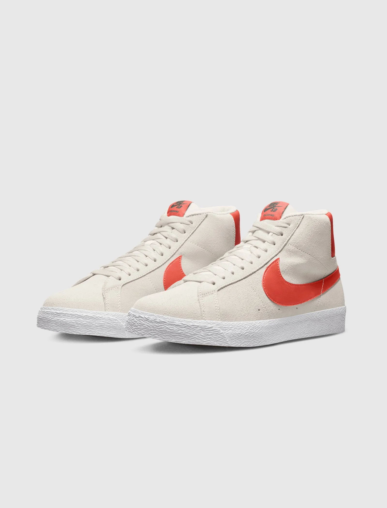 SB ZOOM BLAZER MID "PHOTON DUST/ORANGE"