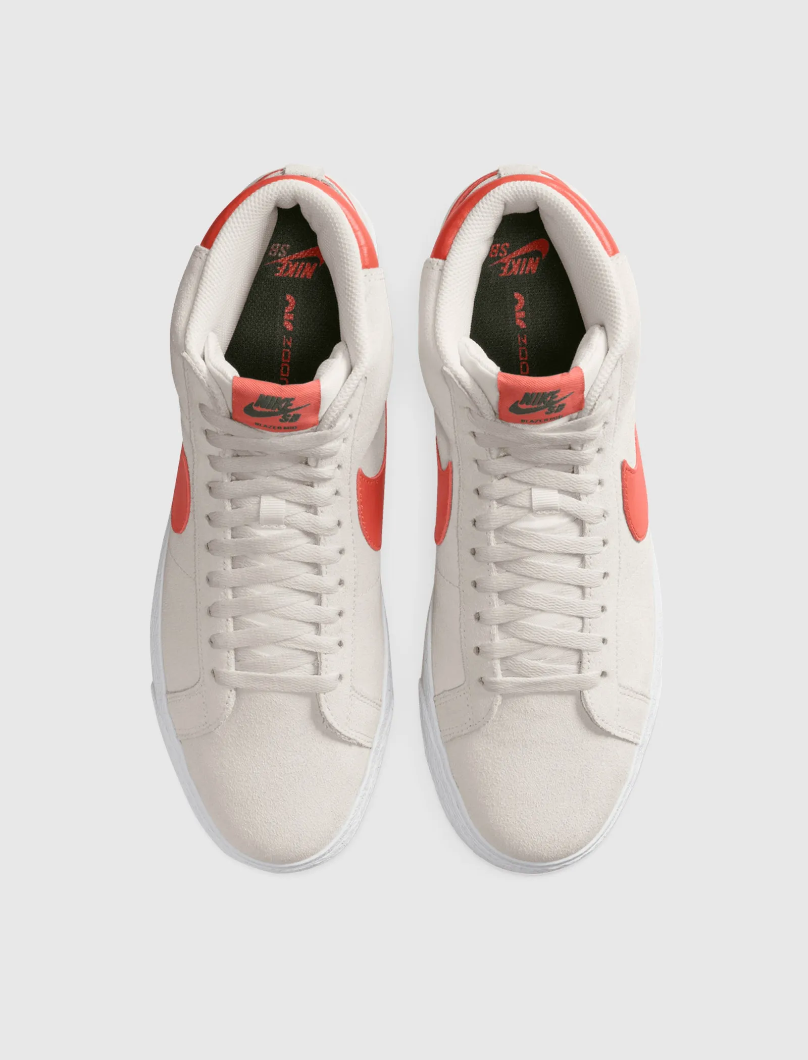 SB ZOOM BLAZER MID "PHOTON DUST/ORANGE"