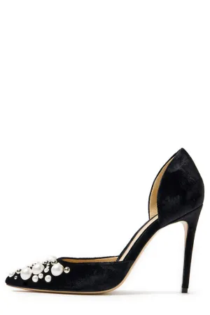Shannon Velvet Pearl Pump