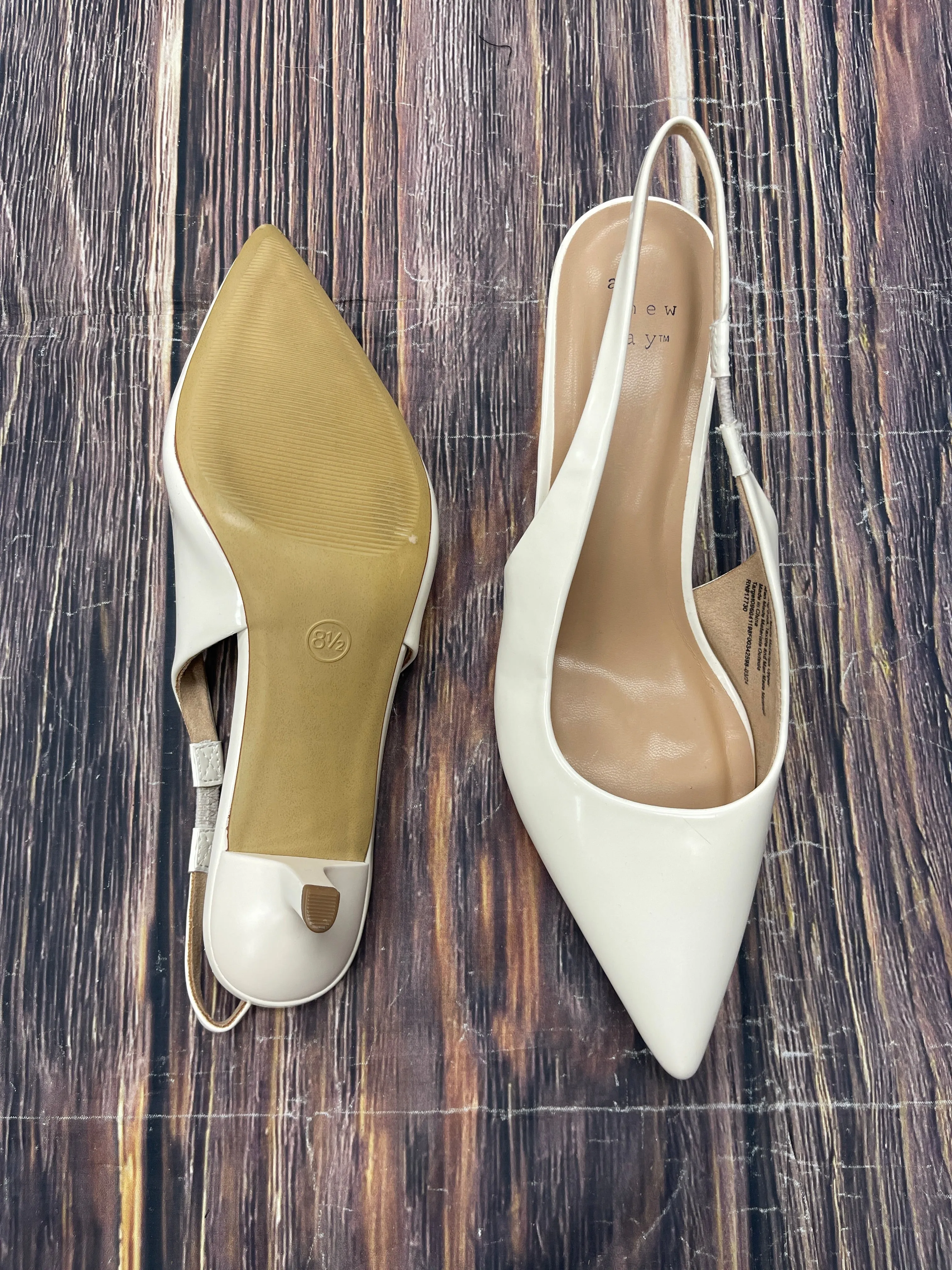 Shoes Heels Kitten By A New Day In White, Size: 8.5