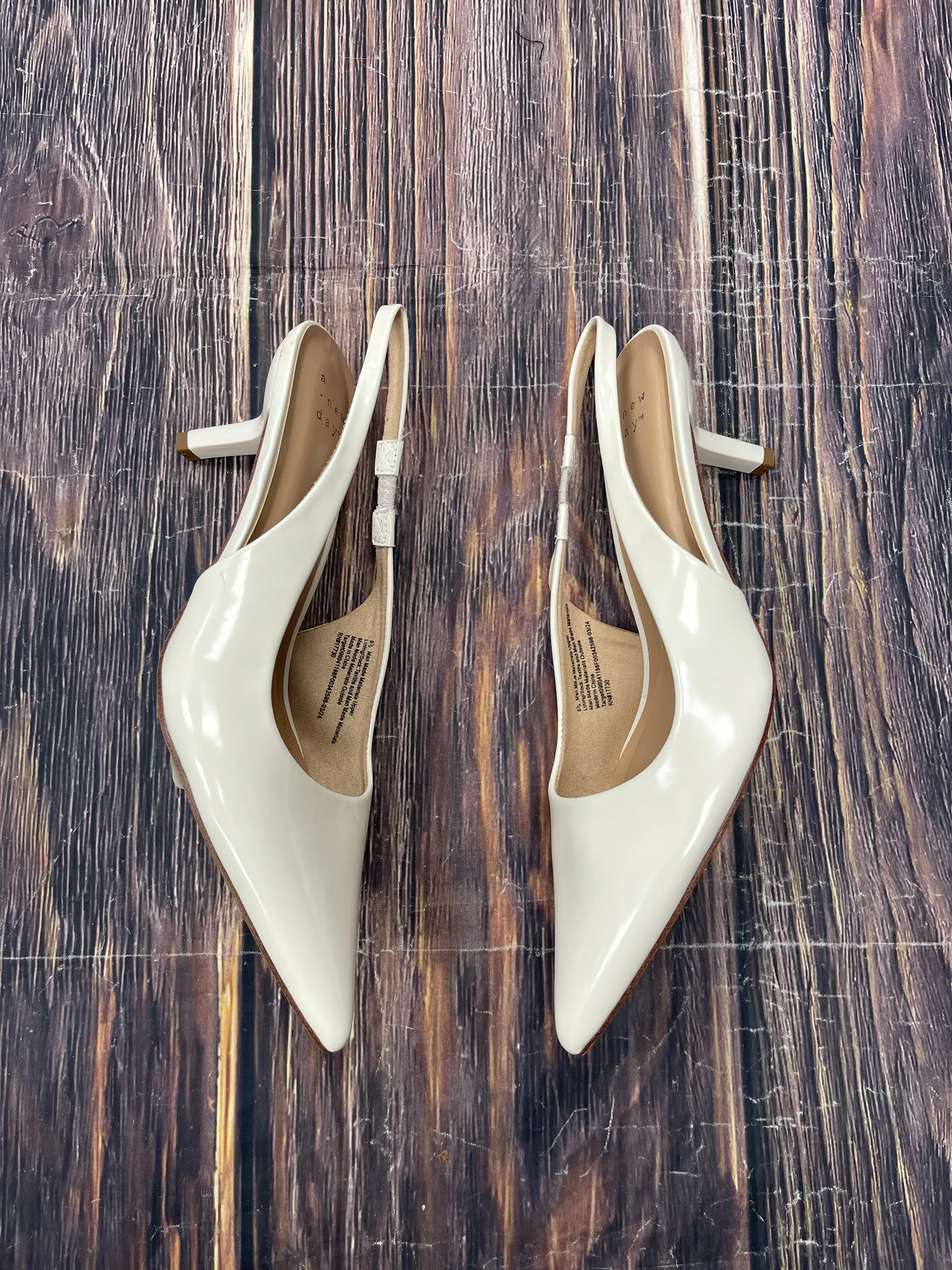 Shoes Heels Kitten By A New Day In White, Size: 8.5